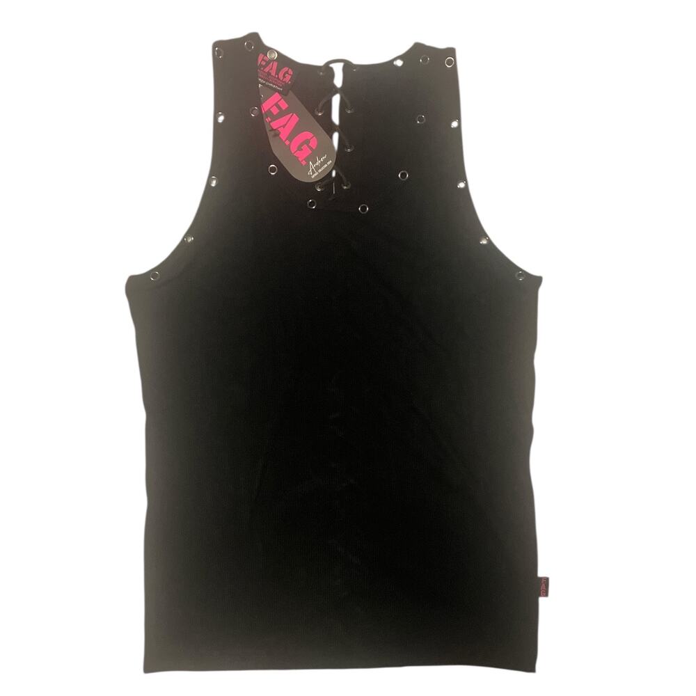Andrew Christian X-Rated Tank Black Large - Picture 4 of 12